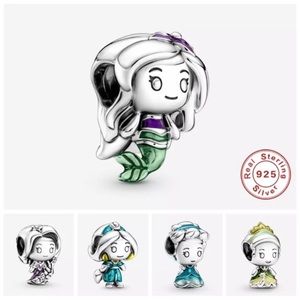 S925 ALE Sterling Silver Disney Princess Collection Charm Bundle Sets - 5 Charms